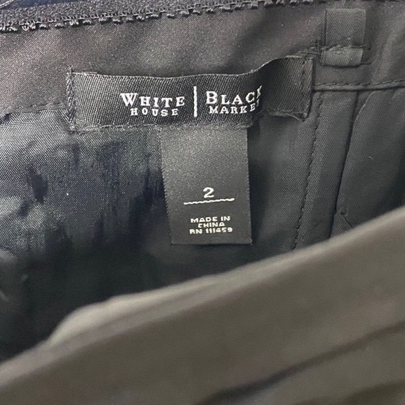 WHBM Black Strapless Classic Pleated Darted Cocktail Dress Women's Size 2‎ - Picture 5 of 7